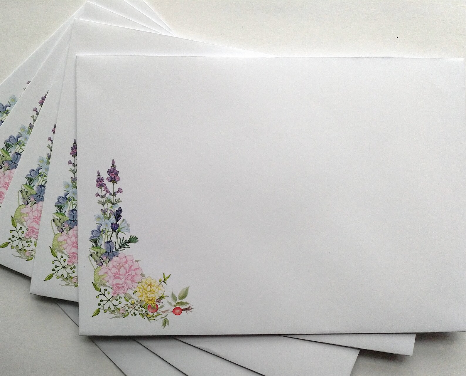 Floral Writing Paper and Envelopes Gift Set in Beautiful Etsy