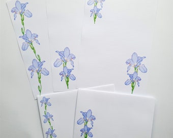 A5 Iris Writing Paper and Envelopes Set