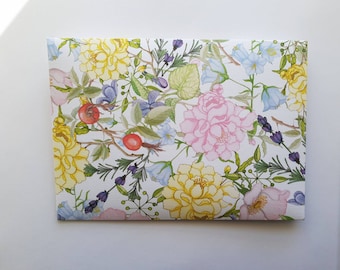 Mixed Floral Stationery Set