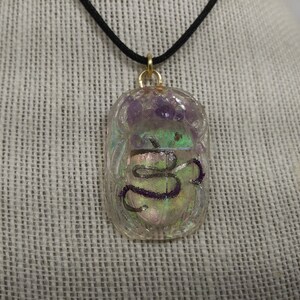 Crown Chakra - Amethyst Scarab Beetles