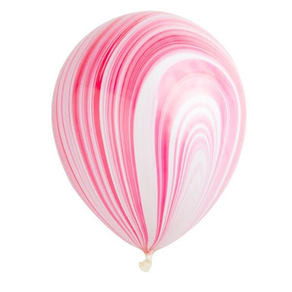 Balloons | Marble Balloons | Party Balloon | Large Balloon | Red Marble Balloon | Red Balloon | 5 Per Pack | Party Decorations