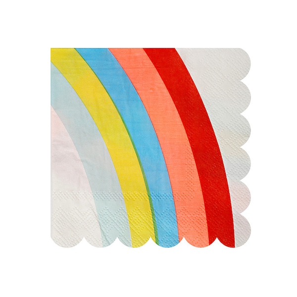 Rainbow Napkins | Party Napkins | Paper Napkins | Rainbow Party | Napkins | Unicorn Party | Small Napkins