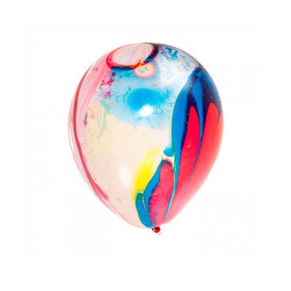 Balloons | Rainbow Balloons | Marble Balloons | Rainbow Marble Balloons | Party Balloons | Balloons | 8 Per Pack