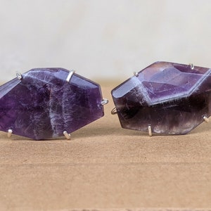 Purple Agate Ring, Large Gemstone Ring, Chunky Statement Ring, Statement Ring,