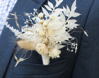 Boho Rustic Weding Boutonniere