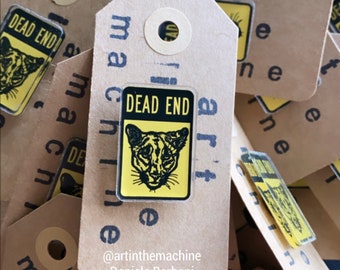 DEAD END Coug Head Acrylic Pin