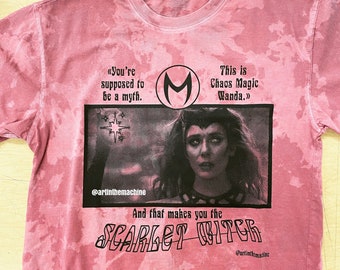 Scarlet Witch Tee - WandaVision Wanda Maximoff Screen Print