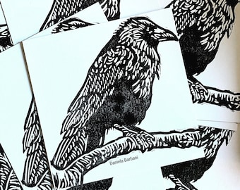 CROW Relief Print