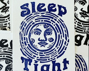 SLEEP TIGHT Relief Print