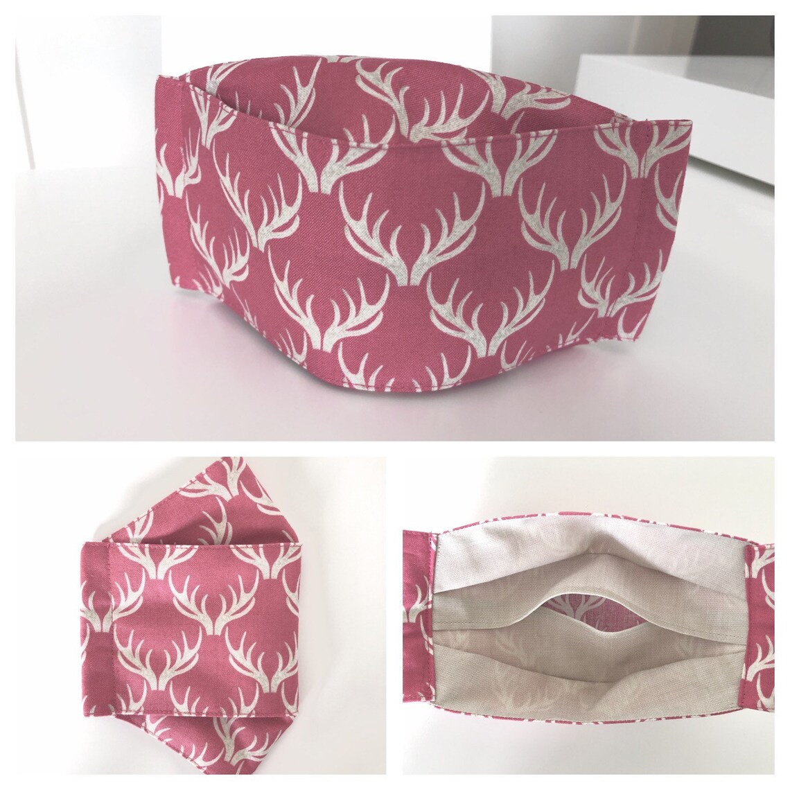 3D Origami Face Mask Reusable Cotton Face Mask With Insert Etsy