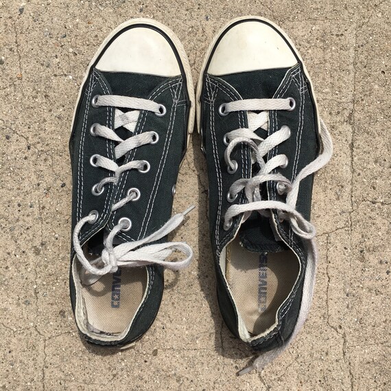 faded black converse