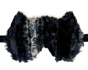 Furry Cat sleep mask, Cat Mom gift, Cute Mother day gift, party eye mask, Travel mask, Cat lover fur eyemask, Sleep lover gift