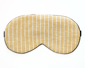 Slaapmasker Biologisch linnen oogkussen Slumber SPA feest gunst Reismasker Cadeau voor hem nacht oogdekking linnen oogmasker - cadeau slaapliefhebber