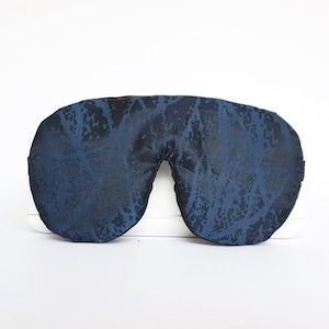 BIOLOGISCH Silk Eye-slaapmasker - Gecertificeerd masker van pure zijde - Zacht oogkussen - Oogmasker voor dames en heren - Reismasker - Volledig verstelbaar