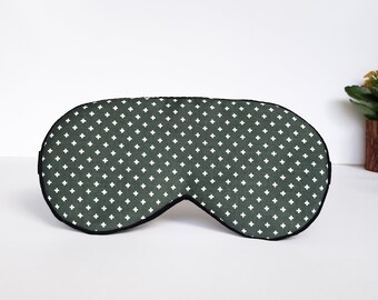 Gray Everyday Eye sleep mask - Organic cotton PJ Travel mask - Comfy eye cover - Perfect for nightwear - Slumber SPA  mask