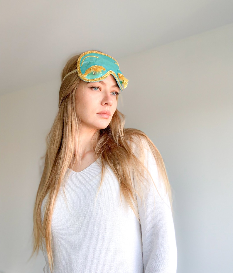 Breakfast at Tiffanys Eye Mask With Crystals Holly Golightly Etsy