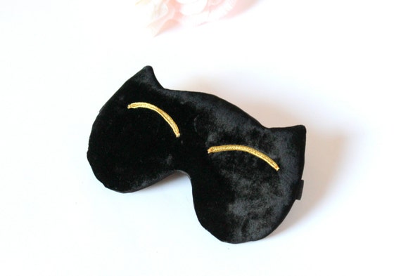 Gold Cat Eyemask Adult Gold Cat Eyemask Adult