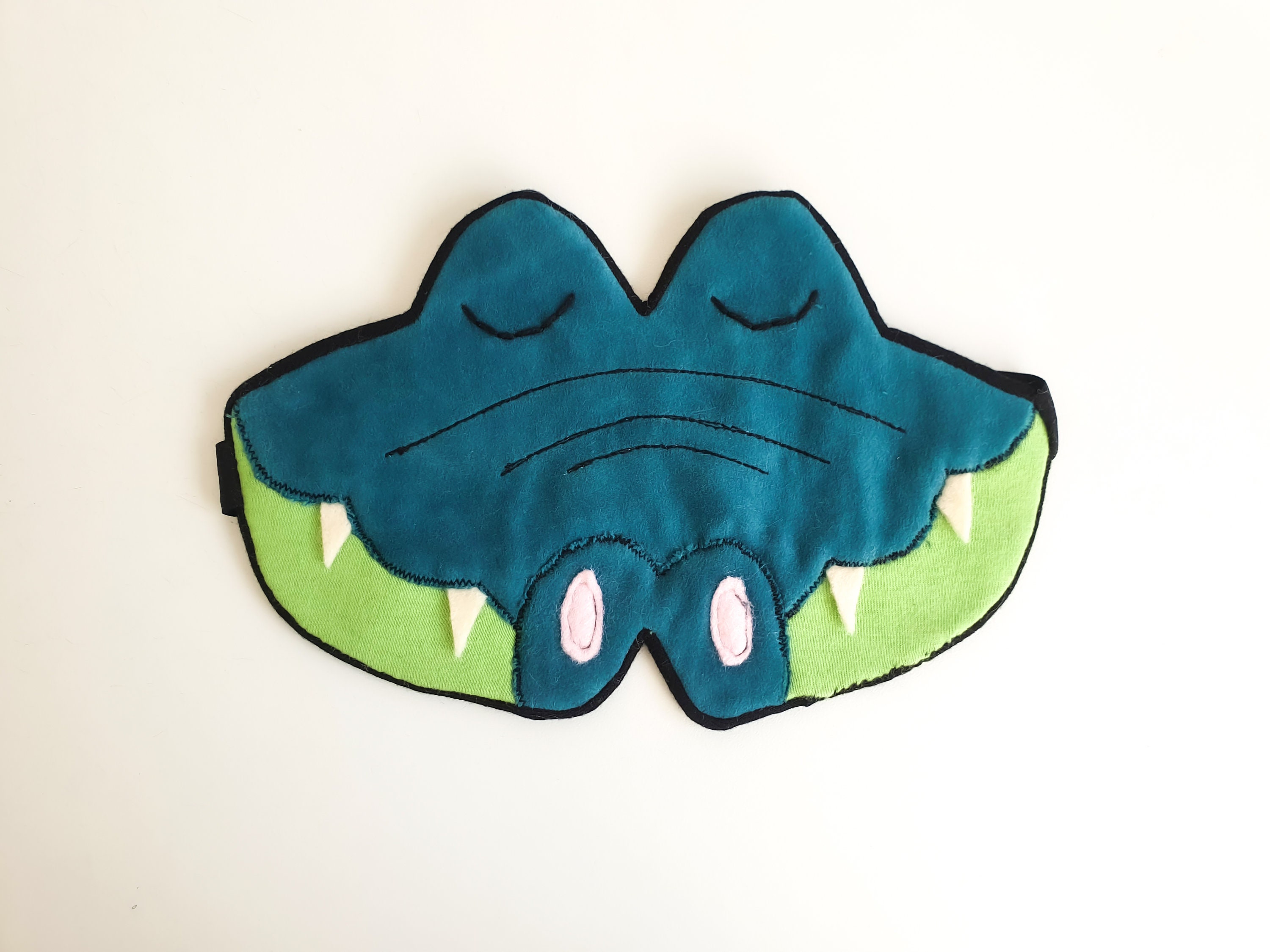 Slaapmasker krokodillenoog - Dierenslaapmasker - Grappig pj-masker -  Biologisch oogmasker voor kinderen en volwassenen - Reismasker -  Nachtkleding junglekrokodil - Etsy België, image size:3000x2250