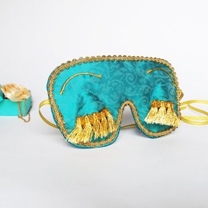 Audrey Hepburn sleep mask with eyelashes Holly Golightly Breakfast at Tiffany's eye mask Bridal Shower favor image 1