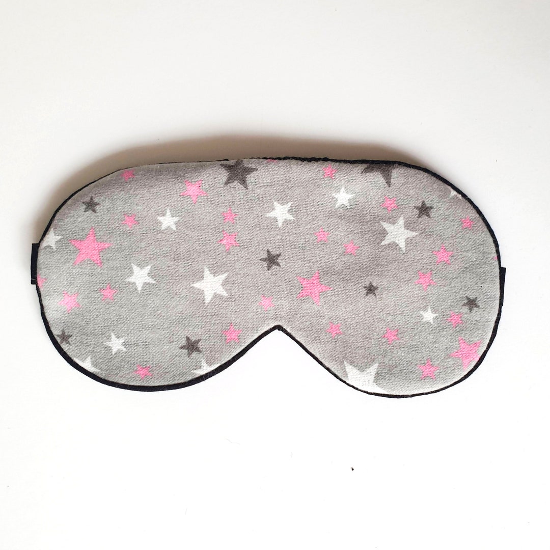 Gray Eye Sleep Mask Organic Cotton Pj Mask Everyday Star Etsy