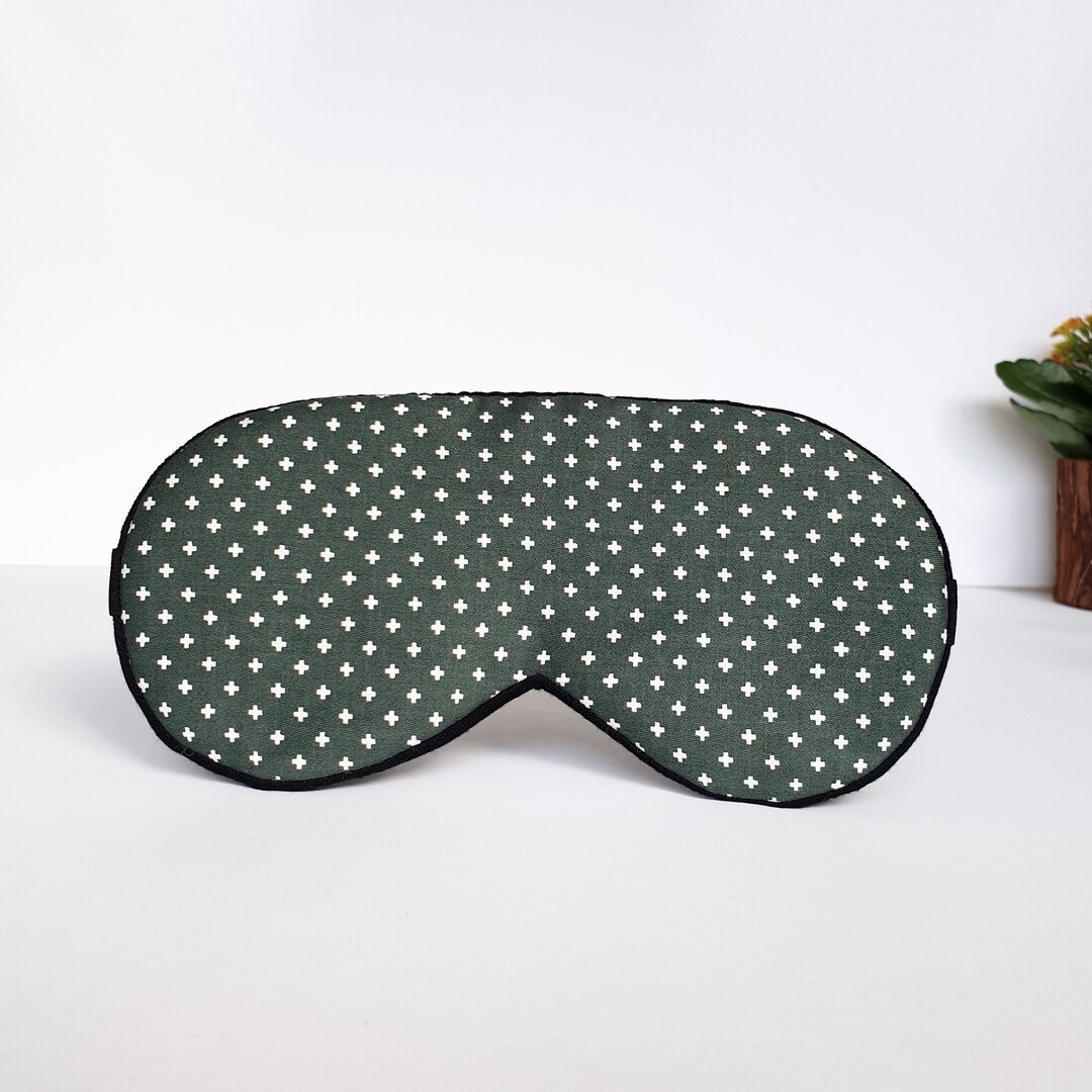 Gray Everyday Eye Sleep Mask Organic Cotton PJ Travel Mask Comfy Eye