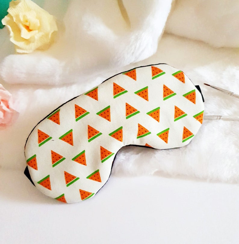 Eye Sleep Mask Fruit Summer Cute Eye Mask Organic Cotton Etsy