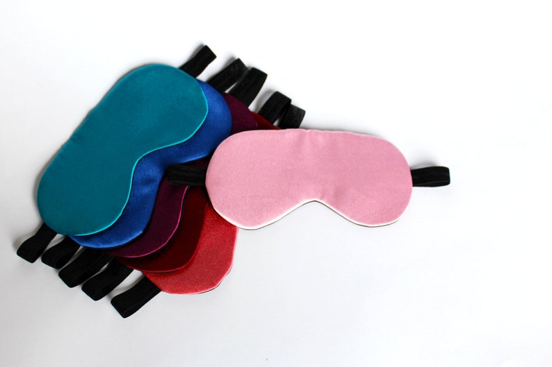 Viele Farbe satin Auge Schlafmaske weiche PJ Partei | Etsy