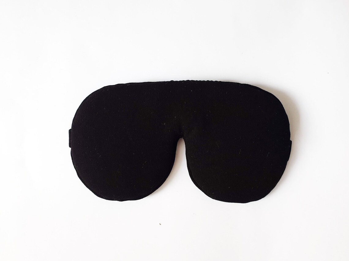 Best Everyday eye pillow Black eye mask Unisex sleeping Etsy