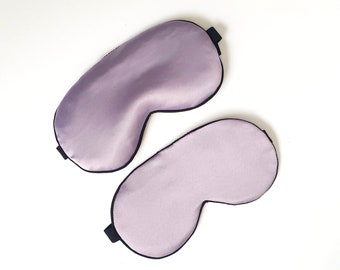 Satin Eye sleep mask - Soft night sleep eye pillow - PJ Spa party favor - Travel mask - Bridesmaids gift - Gift for her - Wholesale