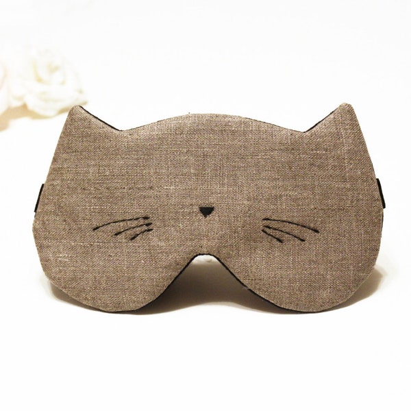 Cat Sleep Mask Etsy