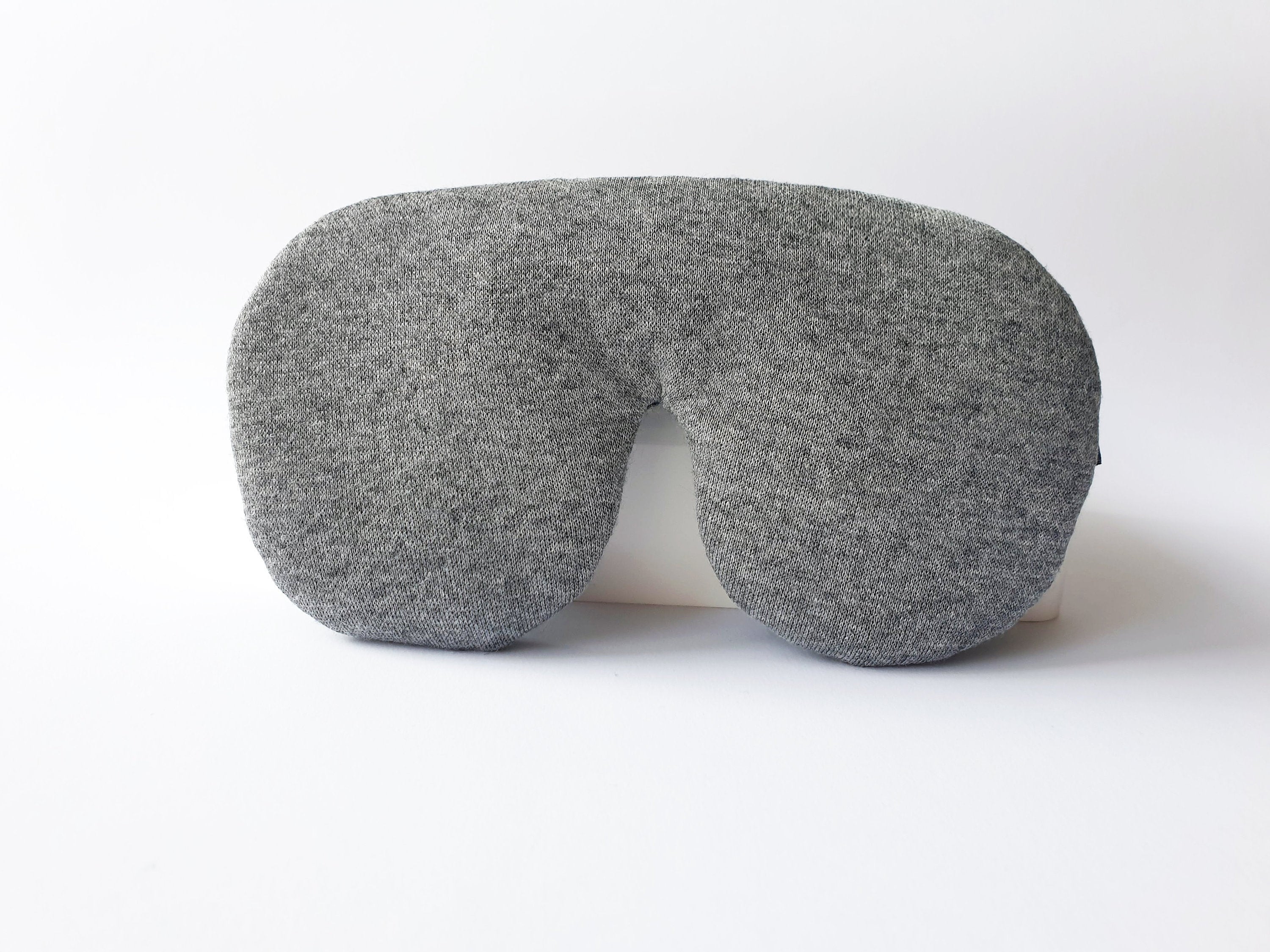 Gray Eye Pillow Cotton eye sleep mask Organic cotton sleep Etsy