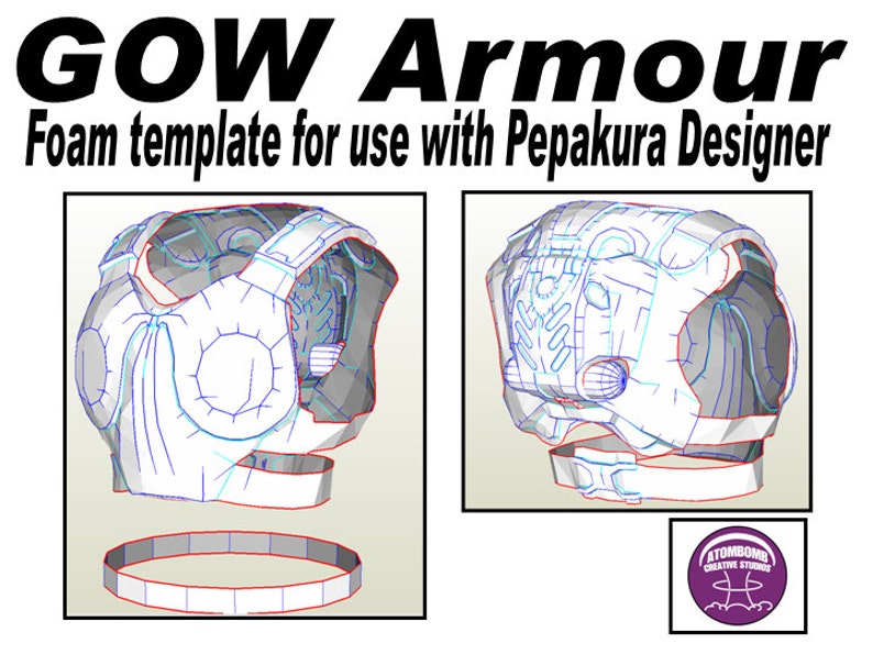Eva Foam Chest Armor Template Eva Foam Chest Armor Template