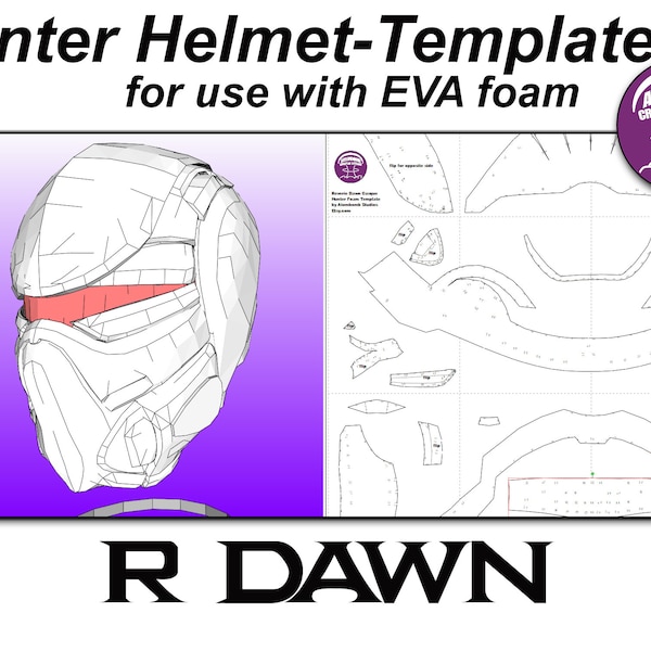 Destiny Hunter Cosplay Template - Etsy