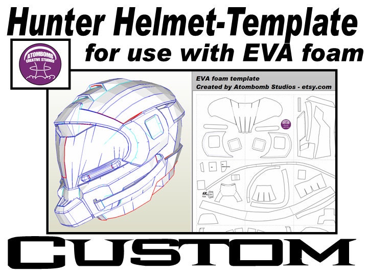 Destiny Hunter Helmet Pepakura