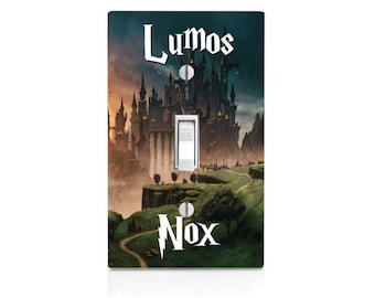 Lumos Nox Castle Light Switch Plate
