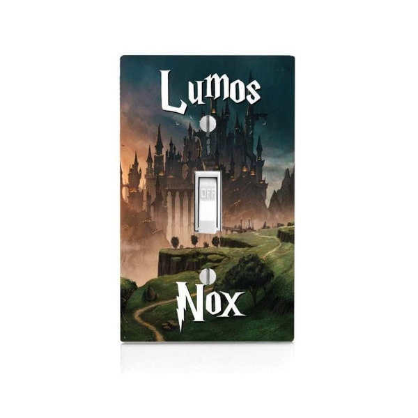 Lumos Nox Castle Light Switch Plate