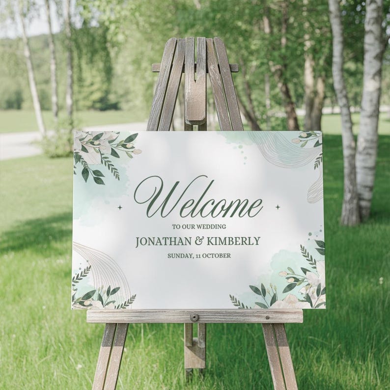 Custom Foam Board Poster Sign, 24x36 inch - Personalized Foamcore Event Signs for Wedding, Baby Shower, Presentations, Bridal Shower Bild 4