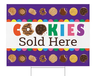 Scout Cookie Yard Sign 24x18