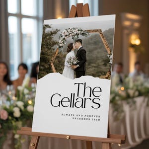 Custom Foam Board Poster Sign, 24x36 inch - Personalized Foamcore Event Signs for Wedding, Baby Shower, Presentations, Bridal Shower Bild 3