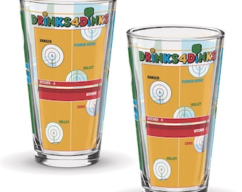 Drinks4Dinks | A Pint Glass Pickleball Game