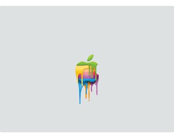 D075 Dripping Paint Apple MacBook Vinyl Decal Sticker (fits 11, 12, 13, 15, & 17 inch Pro, Air, Retina, M1, M2, M3, M4)