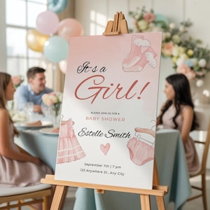 Custom Foam Board Poster Sign, 24x36 inch - Personalized Foamcore Event Signs for Wedding, Baby Shower, Presentations, Bridal Shower Bild 5