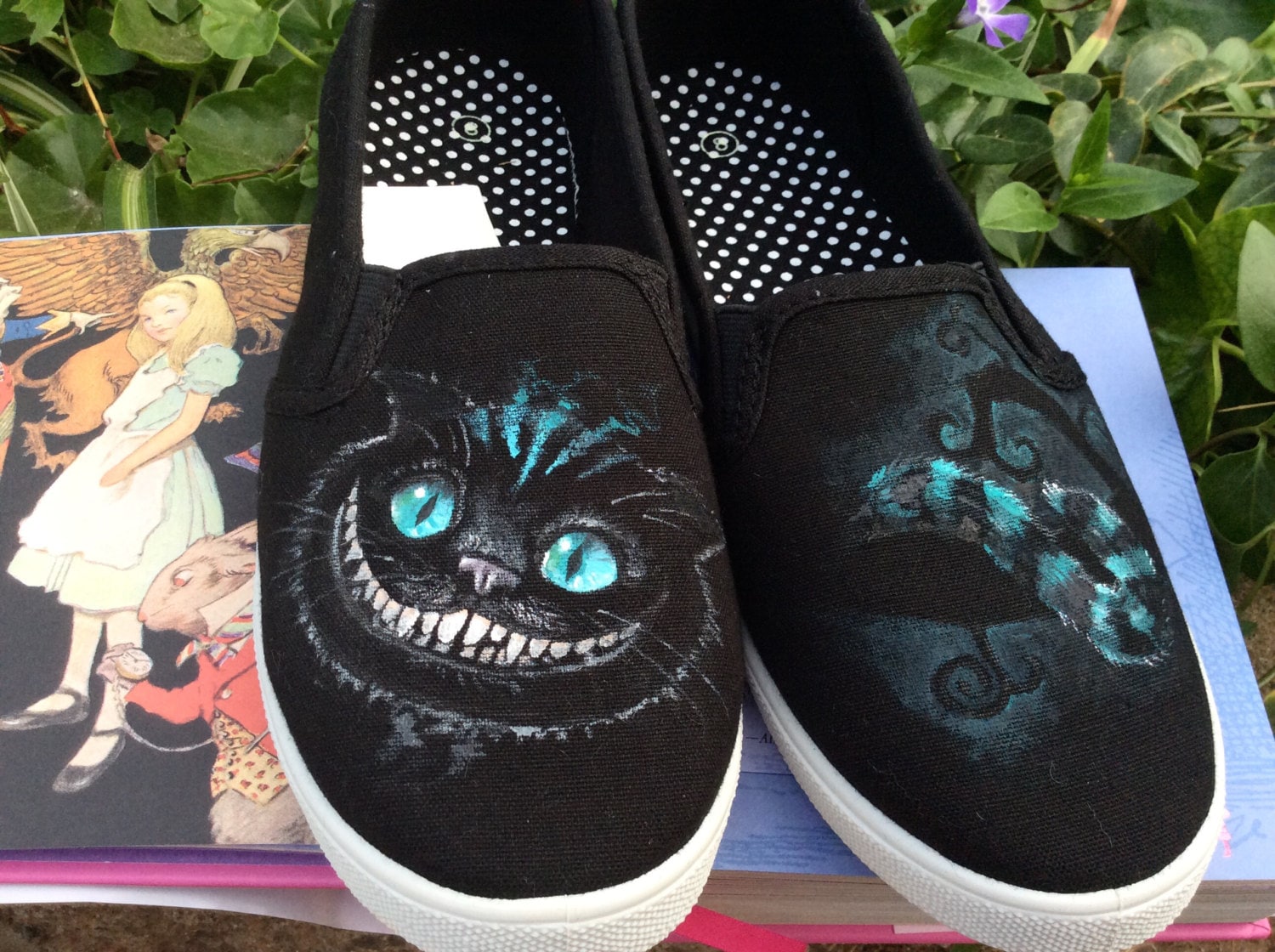 Cheshire Cat Custom Hand-painted Shoes // Men's - Etsy