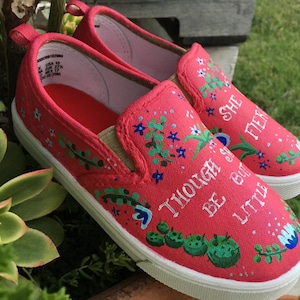 Though She Be but Little She is Fierce // Custom Hand-painted Children