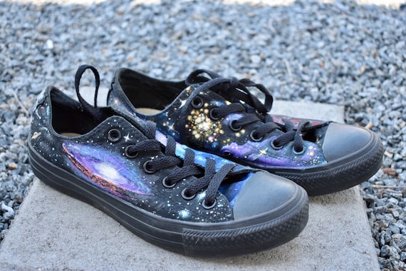 Converse X Pacman Custom Sneakers -   Canvas shoes diy, Black shoe  paint, Diy converse