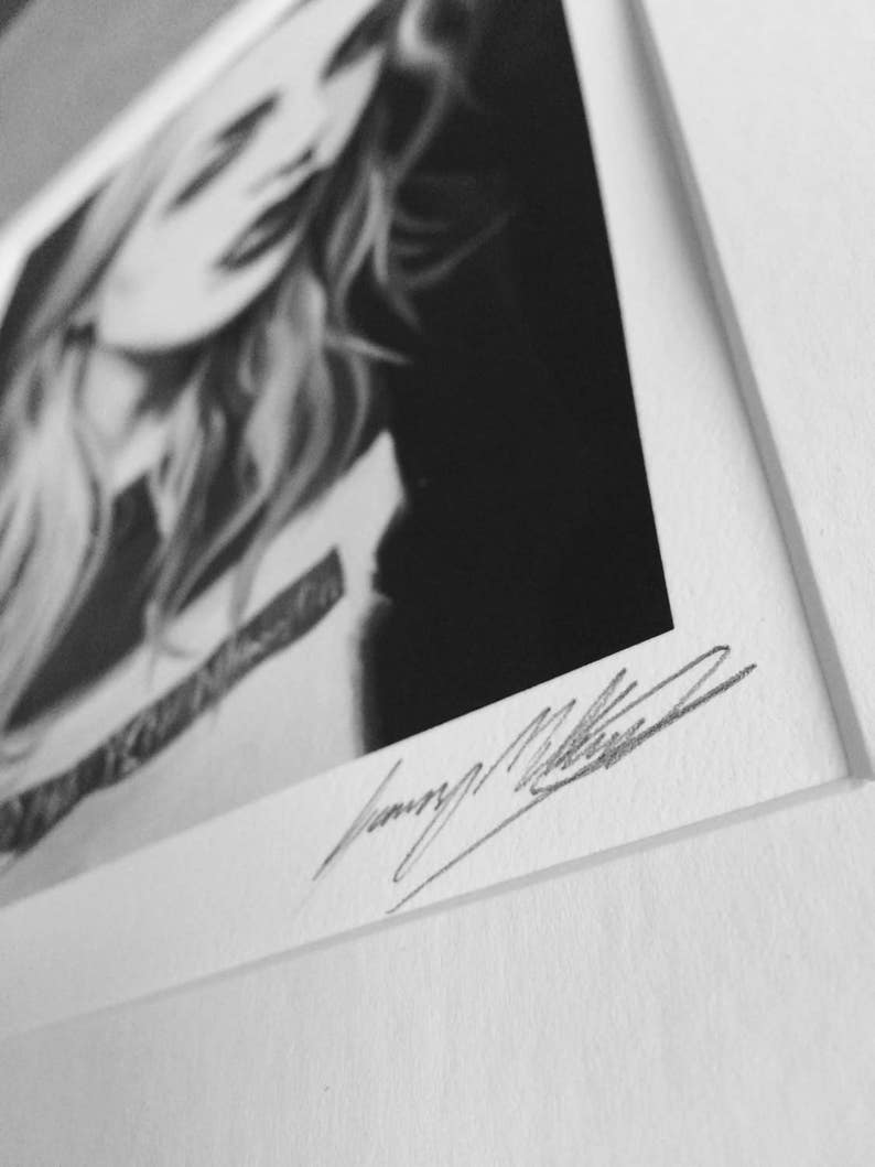 Frances Bean Cobain Fine Art Print Visual Artist Fiddle ...