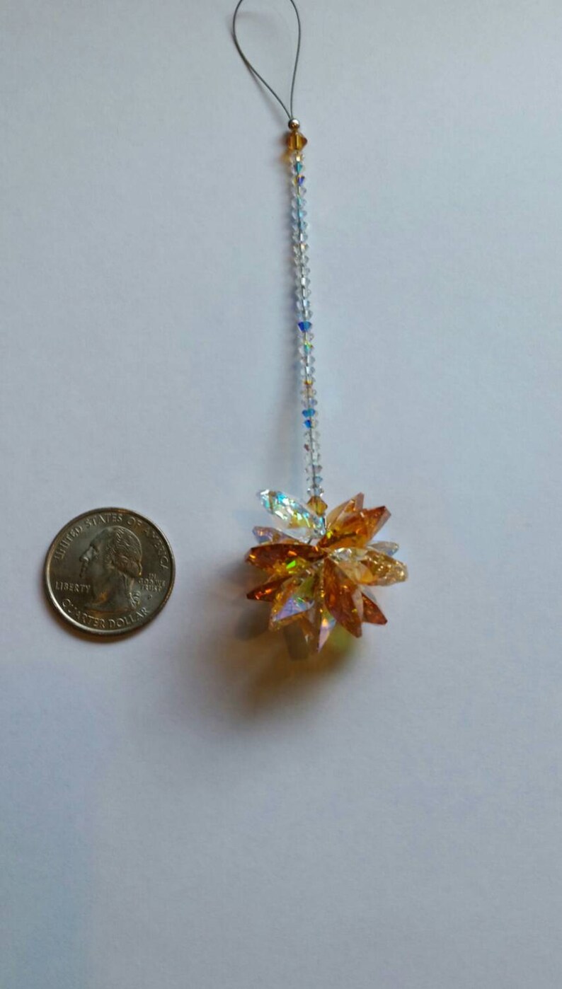 Crystal suncatcher suncatcher for car hanging crystal Etsy