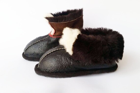 lamb fur slippers