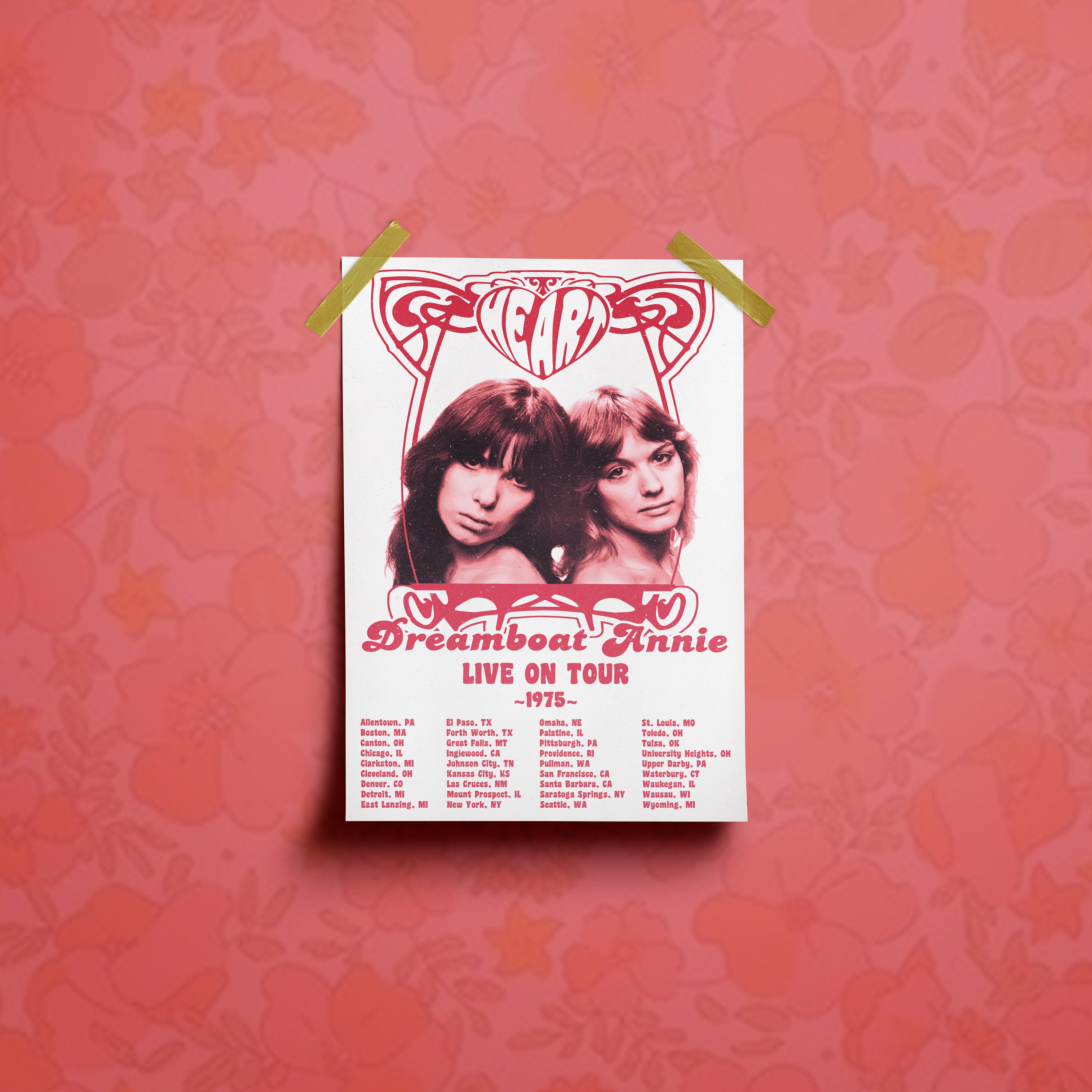 Heart the Band Poster - Etsy