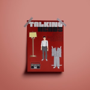 Talking Heads | Stop Making Sense | David Byrne | Vintage Inspired Band Concert Poster